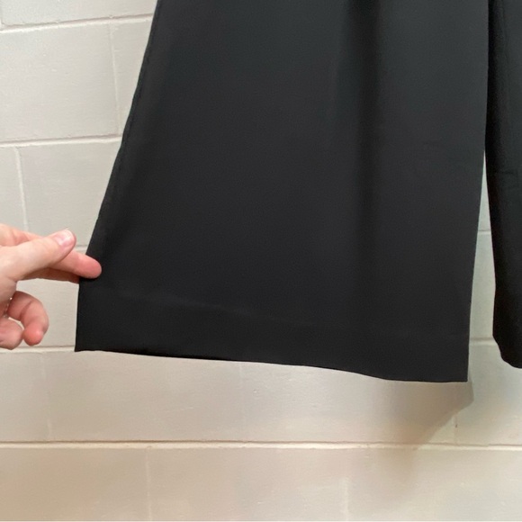 Madewell Caldwell Wide Leg Pull on Pleated Trouser Pants Size 4 Black E4257 *EUC - Picture 7 of 12